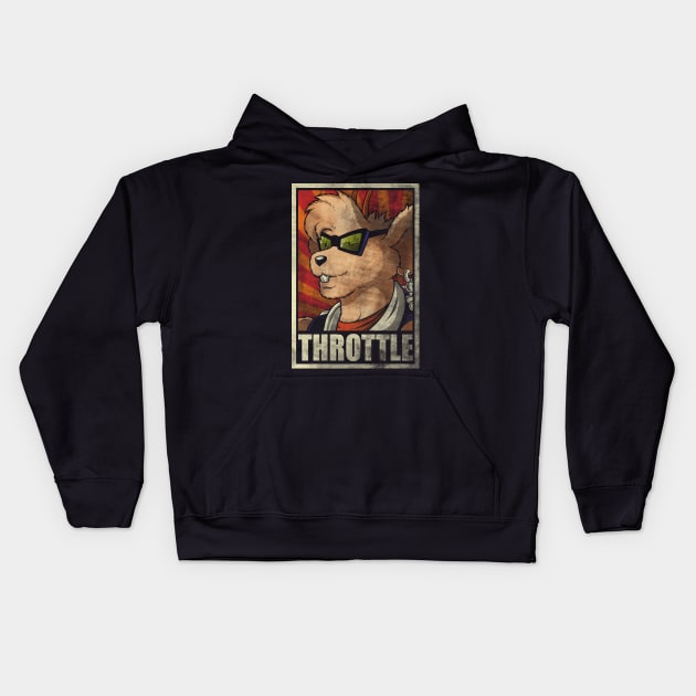 Throttle Kids Hoodie by Barbadifuoco